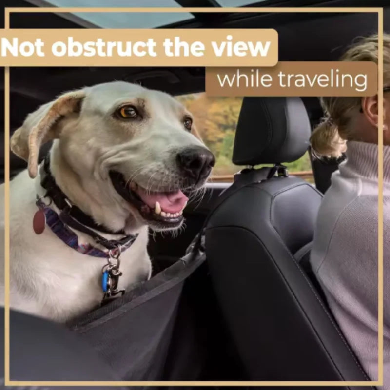 Travel Pet Car Seat Cover Foldable Hammock, Pet Harness & Bag Basket