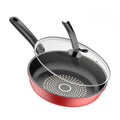 Nonstick Frying Pan Cast Iron Skillet Dishwasher Safe Compatible with Induction Gas Stovetop for Multiple Cooking