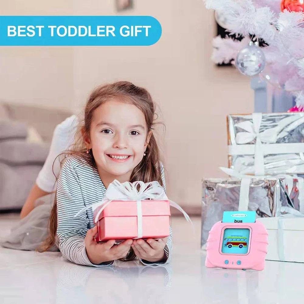 Early Education Flash Card Learning Toys Talking Flashcards for Kids Preschool English Electronic Audio Book Machine