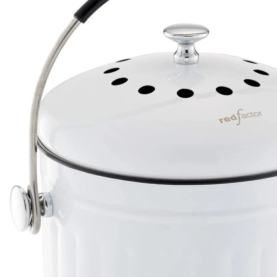 Premium Dual Filter Stainless Steel Food Compost Bucket for Kitchen Countertop Ease