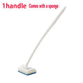 Bathroom Sponge Cleaning Brush Multi-Functional Tool With Long Removable Handle