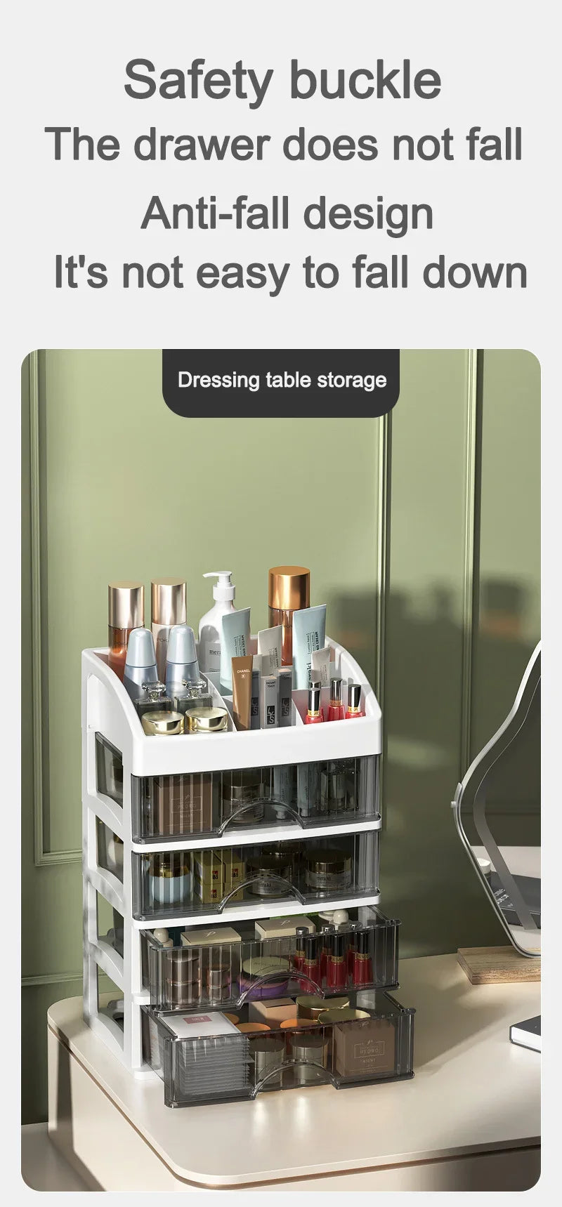 1Pc 5-layer Multi-Layer Multi-Purpose Storage Cabinet