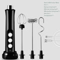 Electric Milk Frother - 3 Speeds, Handheld Foam Maker for Latte, Cappuccino, Hot Chocolate - USB Rechargeable