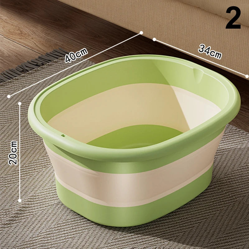 1Pcs Portable Foldable Home Foot Bath Bucket/Basin Massager & Soak Foot Tub