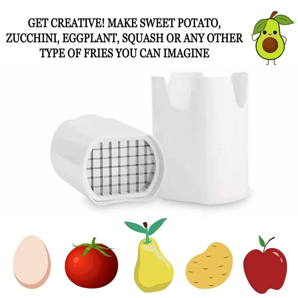 1PCS French Fry Cutter Natural Cut Rapid Multi-Vegetable Tool
