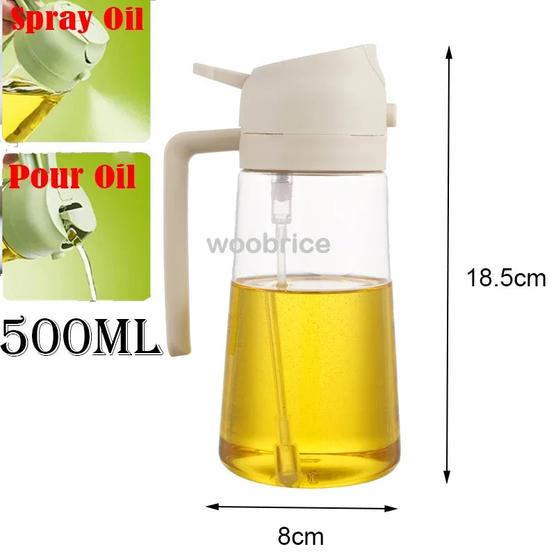 Oil Spray Dispenser Seasoning Accessories Oil Cruet Bottle Sprayer Container