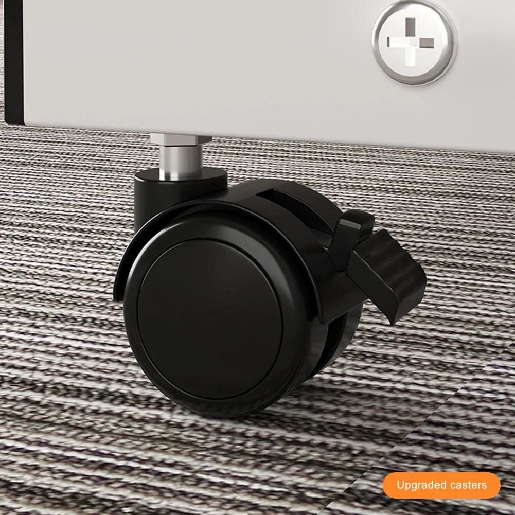 Height Adjustable Computer or Laptop Desk With Multi-Layer Storage