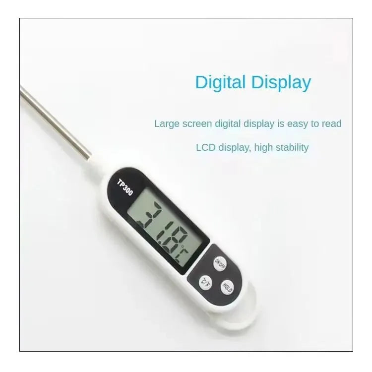 Digital Kitchen Thermometer Instant Temperature Probe Food LCD Display
