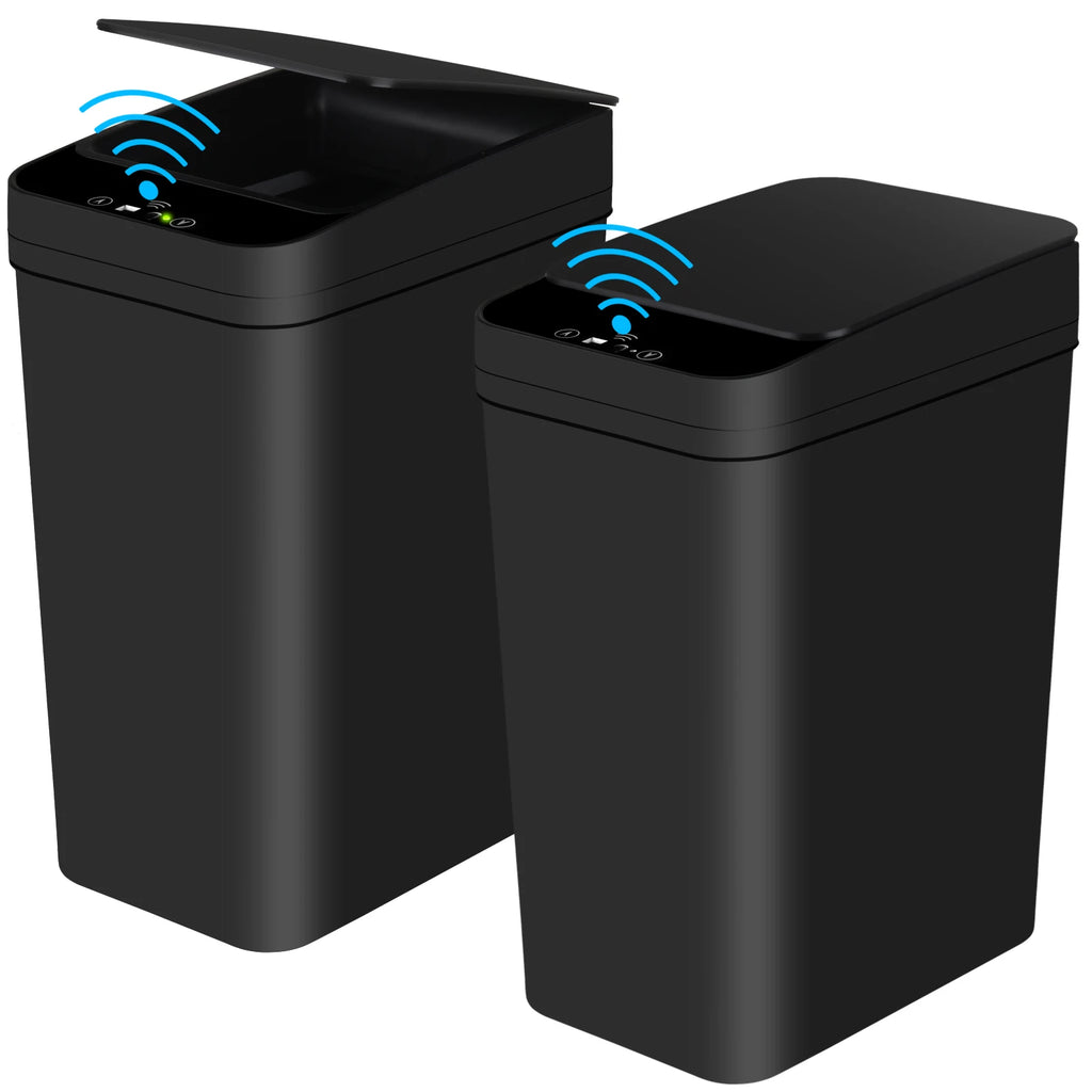2 Pack 12L  Automatic Multi-Room Hand Sensor Trash Cans