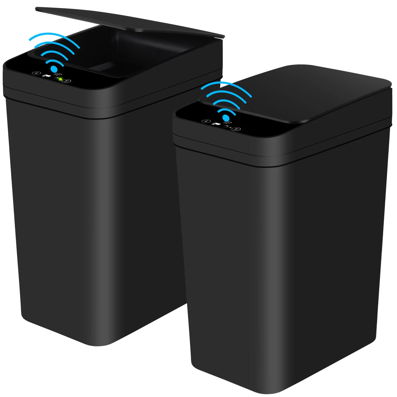 2 Pack 12L  Automatic Multi-Room Hand Sensor Trash Cans