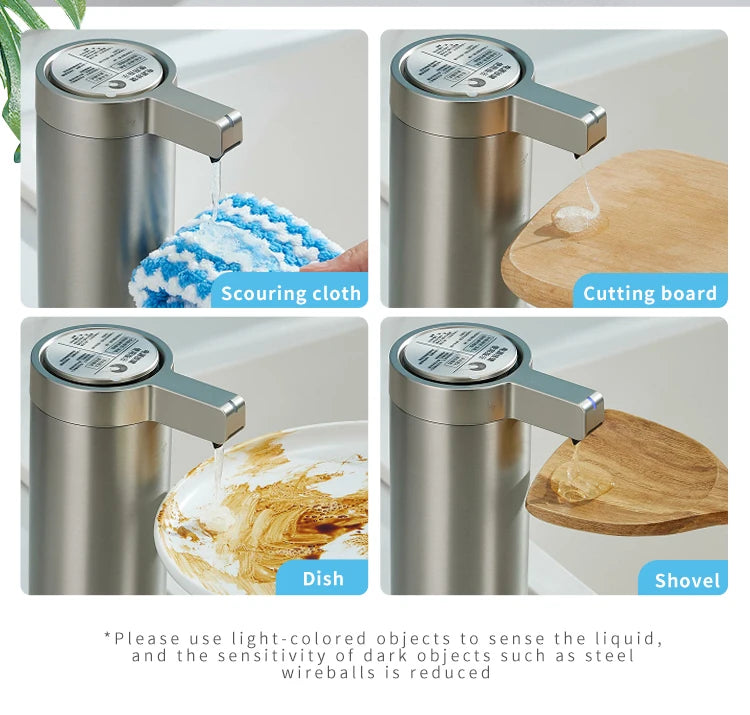 Kitchen Soap and/or Hand Sanitizer Automatic Sensor With Smart Electric Dispenser 304 Stainless Steel