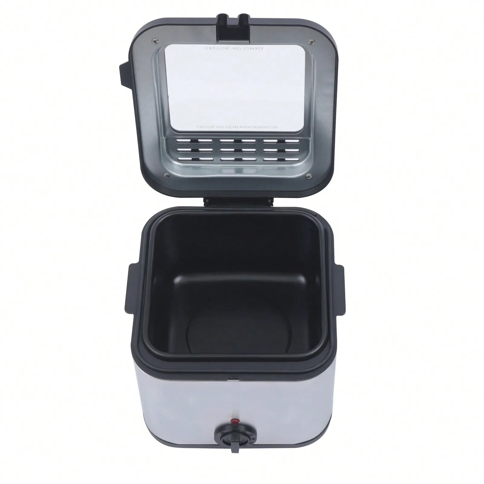110V Electric Deep Fryer With Basket Small Fryer Stainless Steel Fryer 1KW 2.5L
