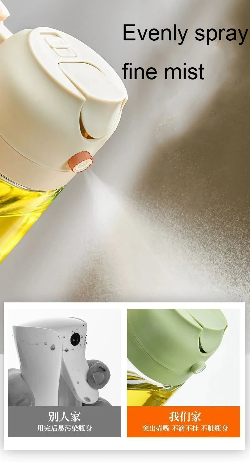Oil Spray Dispenser Seasoning Accessories Oil Cruet Bottle Sprayer Container