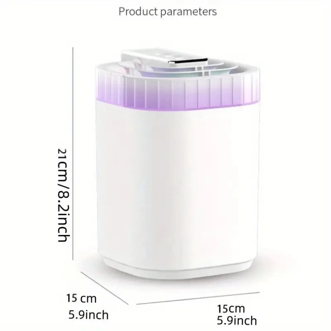 3L Ultrasonic Air Cool Mist USB Aromatic Humidifier with Night Light and 3 Nozzles