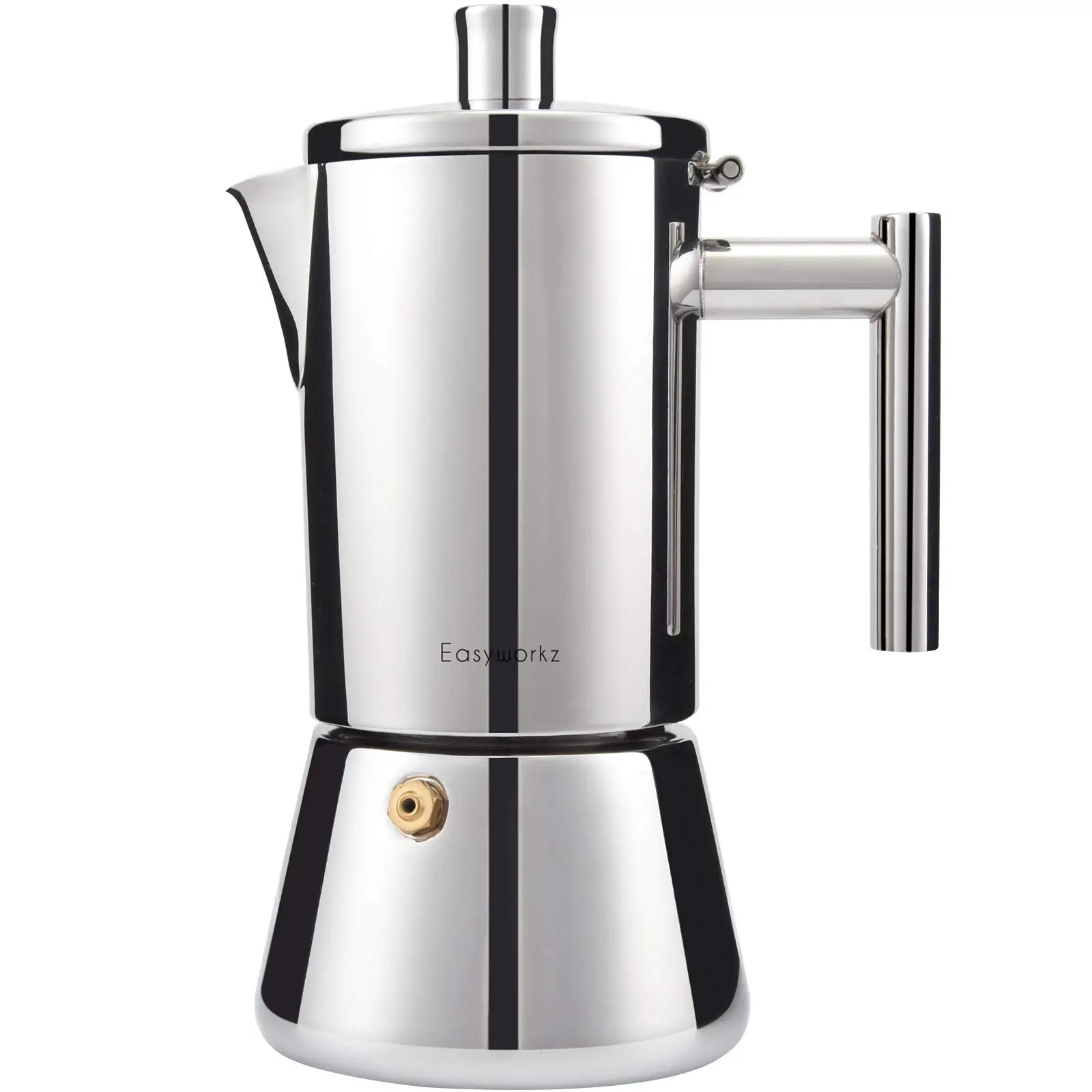Stovetop Stainless Steel Italian Espresso Maker & an Induction Coffee Machine