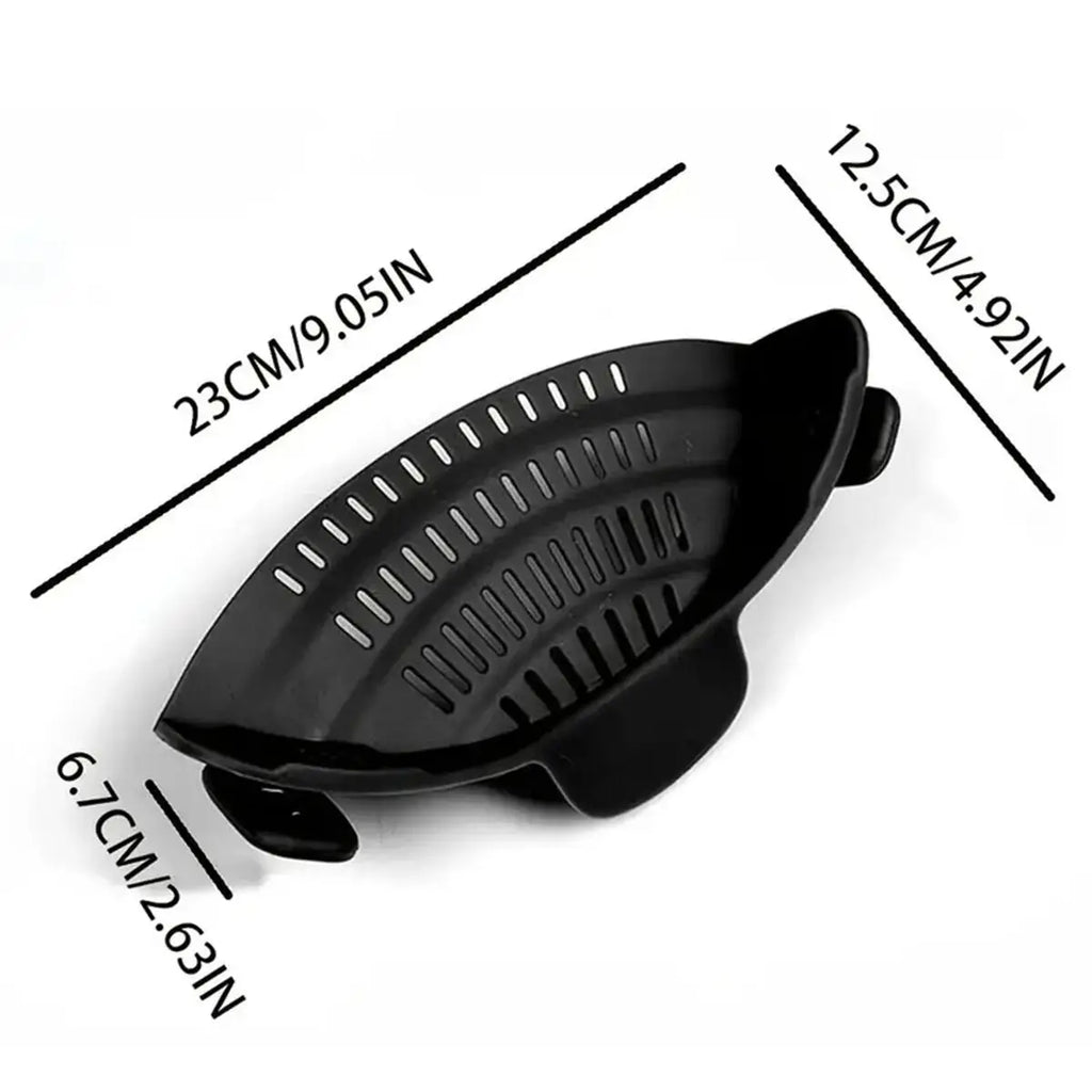 Adjustable Silicone Clip-On Strainer for Pots