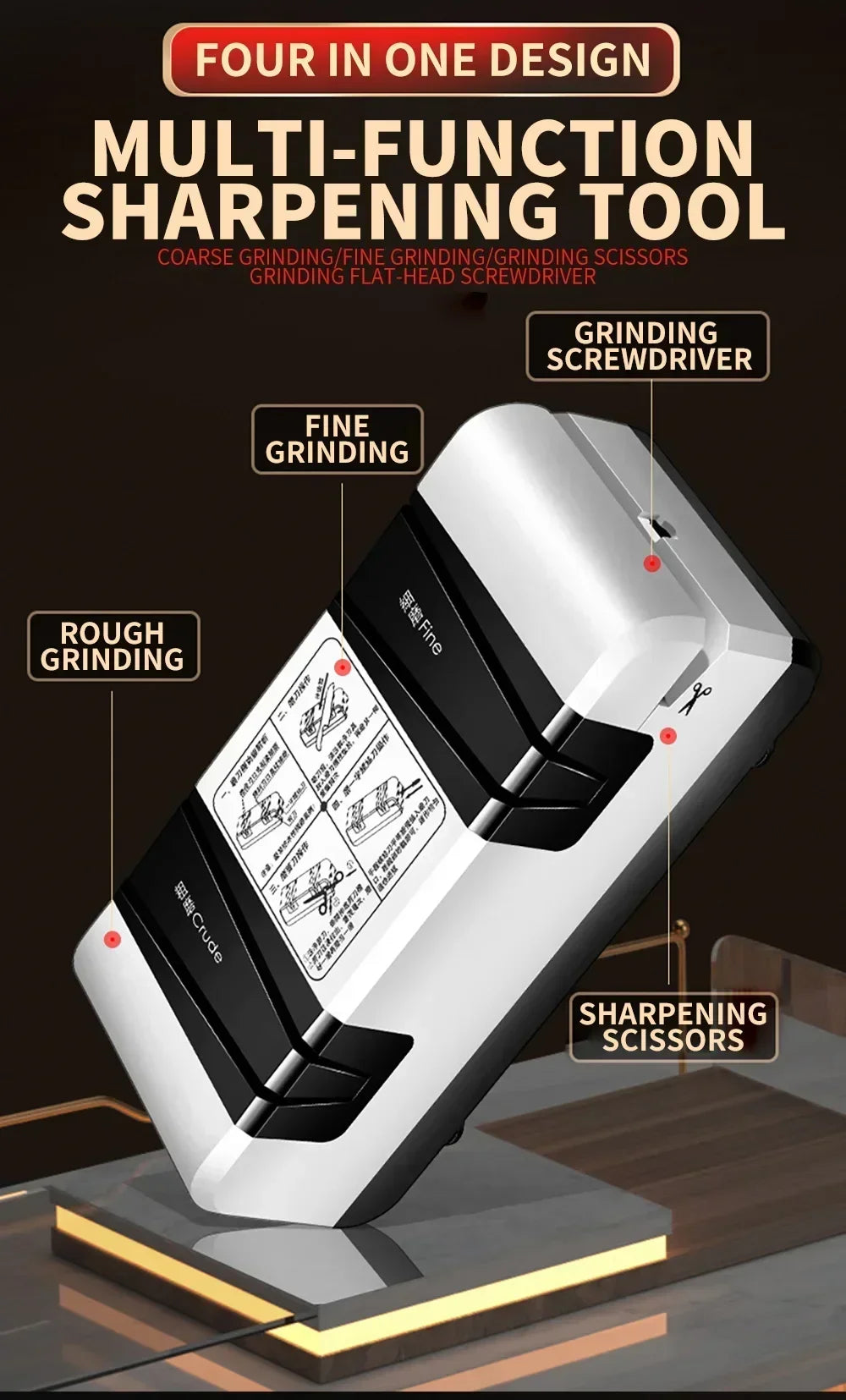 Multi Functional Electric Knife and Tool Sharpener