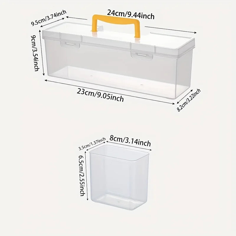 Tool Storage Multi-Compartment Multi-Accessories Box Set