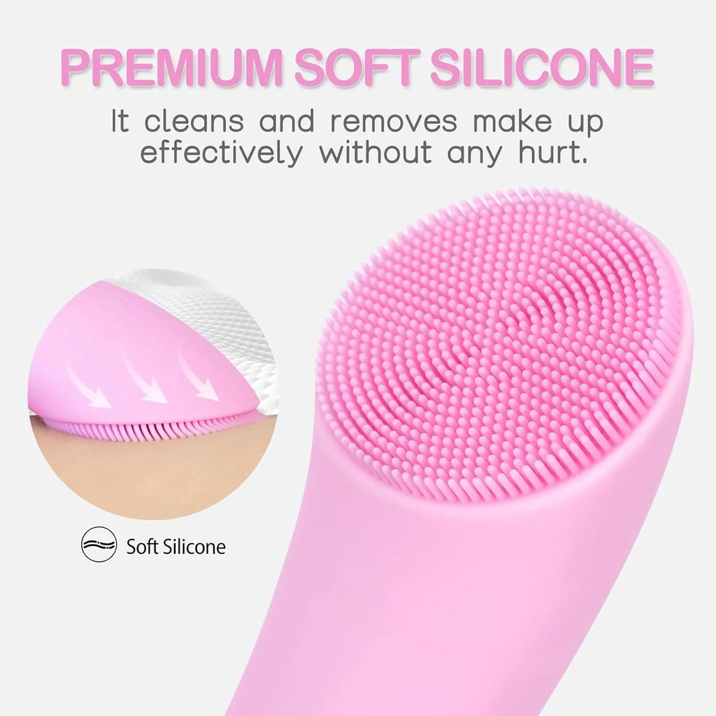 Rechargeable Facial Cleansing Vibration Exfoliating Waterproof Brush