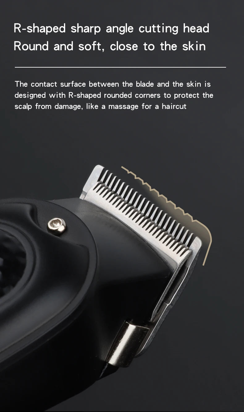 Electric Hair Clipper USB Rechargeable Cordless Beard Trimmer For Men With Electric Hair Clipper Trimming Tool
