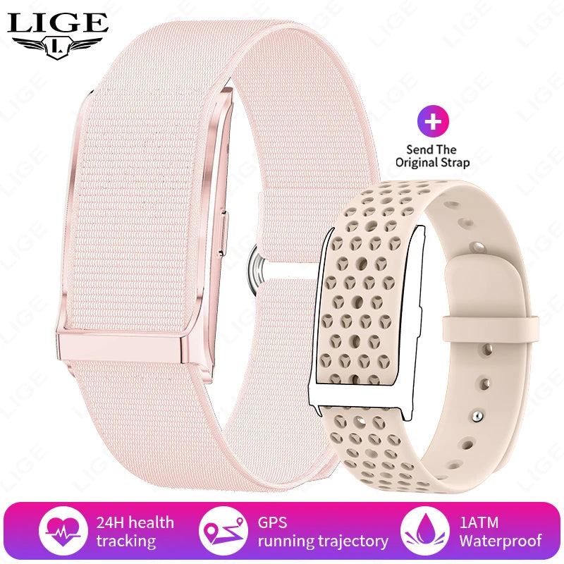 Sport Fitness Tracker Smart Bracelet Heart Rate Blood Pressure Monitor & Smartwatch Band