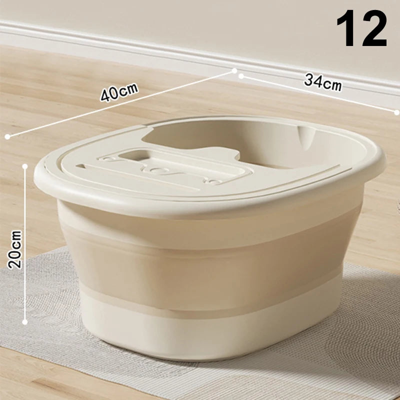 1Pcs Portable Foldable Home Foot Bath Bucket/Basin Massager & Soak Foot Tub
