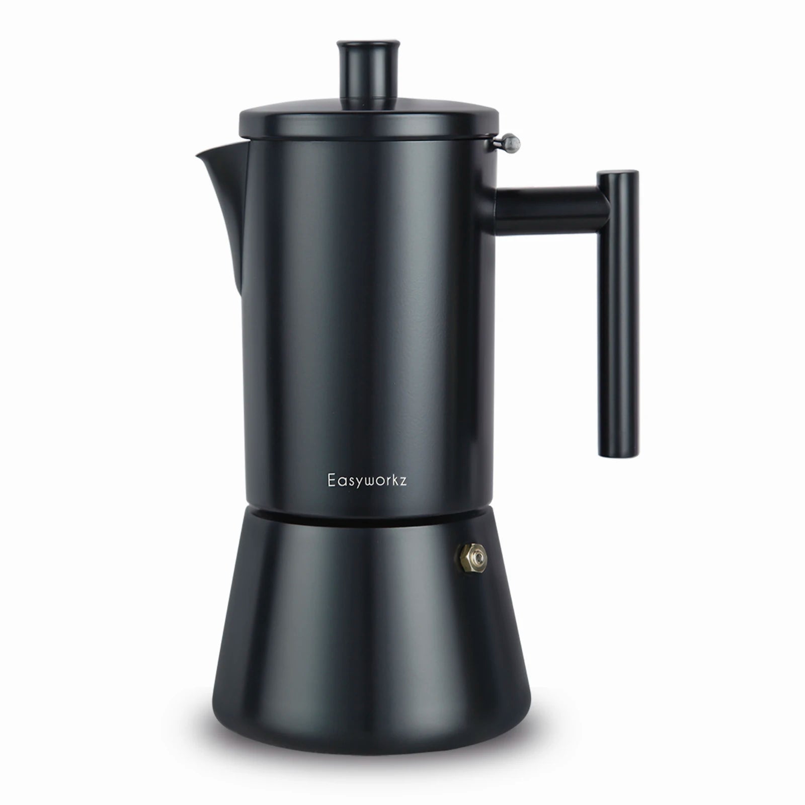 Stovetop Stainless Steel Italian Espresso Maker & an Induction Coffee Machine