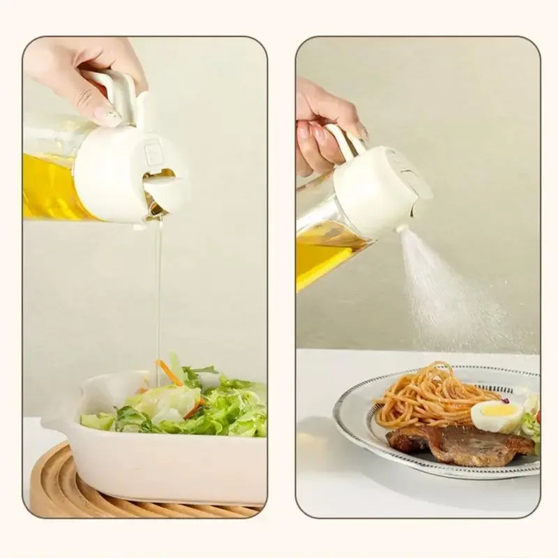 Oil Spray Dispenser Seasoning Accessories Oil Cruet Bottle Sprayer Container
