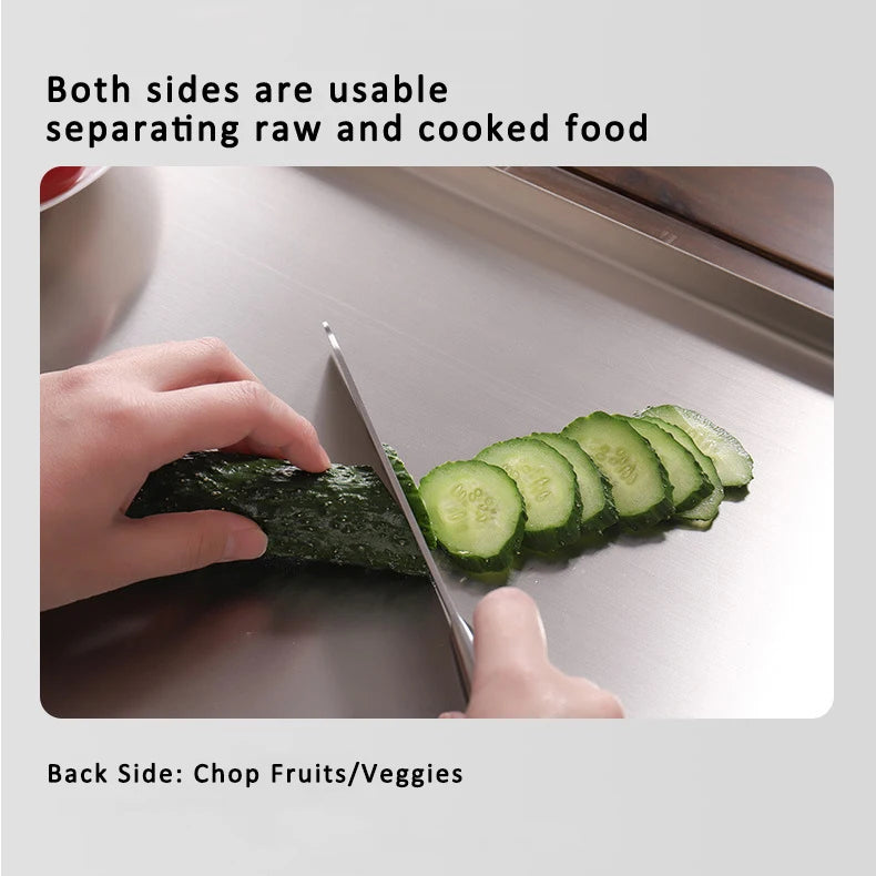 Stainless Steel Cutting Chopping and Pastry Kneading Board Suitable for Home Kitchen and restaurant