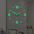 Creative Simple Luminous Wall Sticker Digital Clock