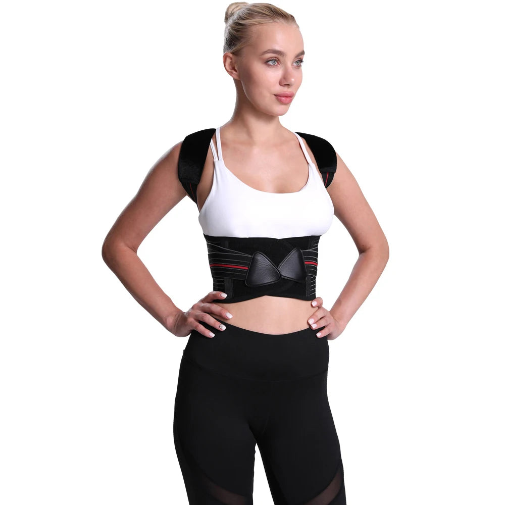 Adjustable Posture Corrector For Back & Shoulder Support Brace