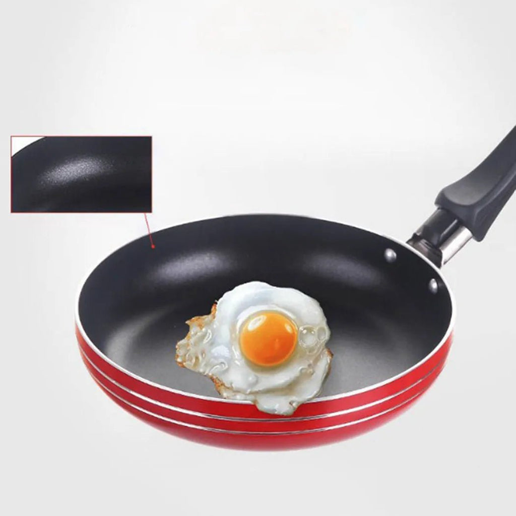 12cm/16cm/18cm Mini Frying and Sauce Pan Steel Non-Stick Kitchen Cookware - Lovies Kitchenwares
