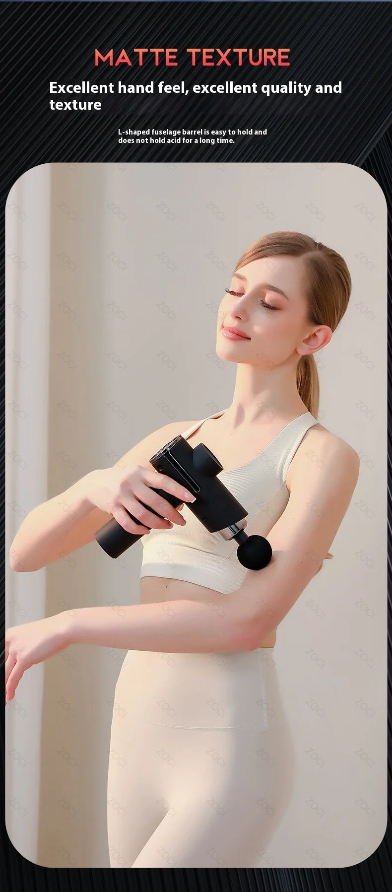 3 Mode Handheld Portable Mini Deep Tissue Muscle Massager Gun With Heated Head & 99 Speed Electric Fascia
