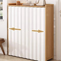 6-Tier Simple Shoe Wooden Cabinet Organizer With Storage Shelves