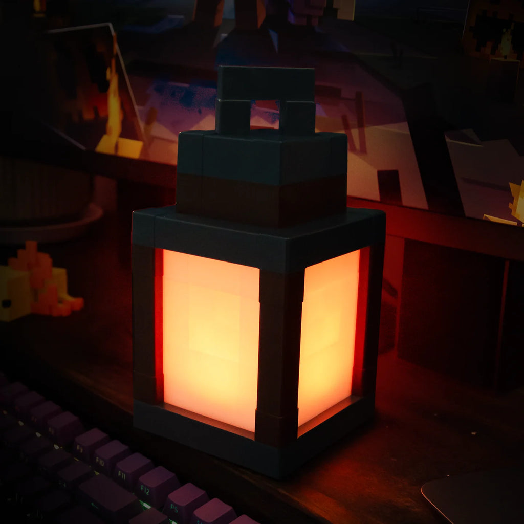 Pixel Style Portable Night Light, Tabletop Ornament 16 Color Remote Control Lights