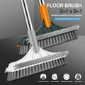 3 In 1 Cleaning Rotating Brush For Multi-Room With Long Handle and Crevice Brush