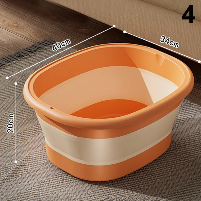 1Pcs Portable Foldable Home Foot Bath Bucket/Basin Massager & Soak Foot Tub