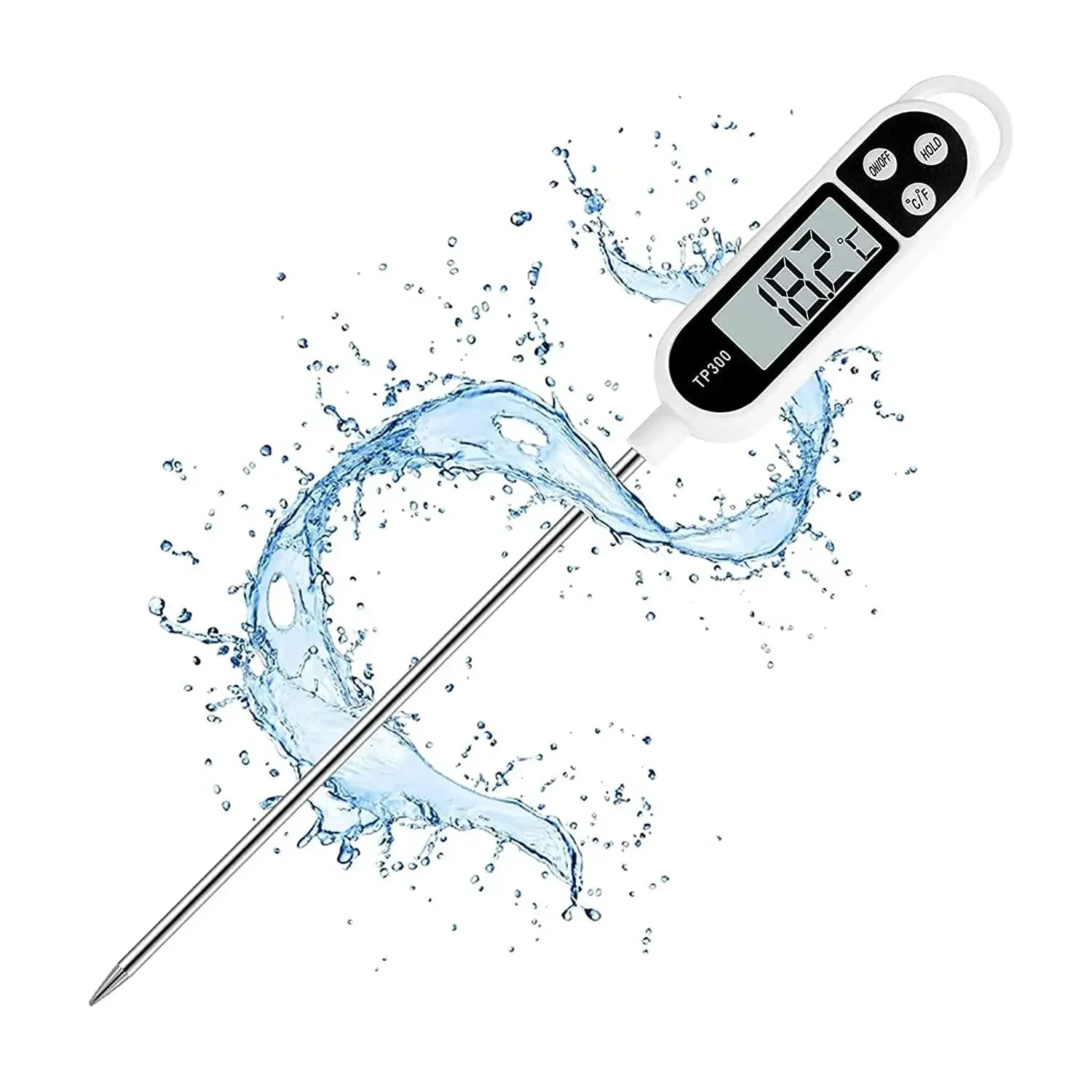 Digital Kitchen Thermometer Instant Temperature Probe Food LCD Display
