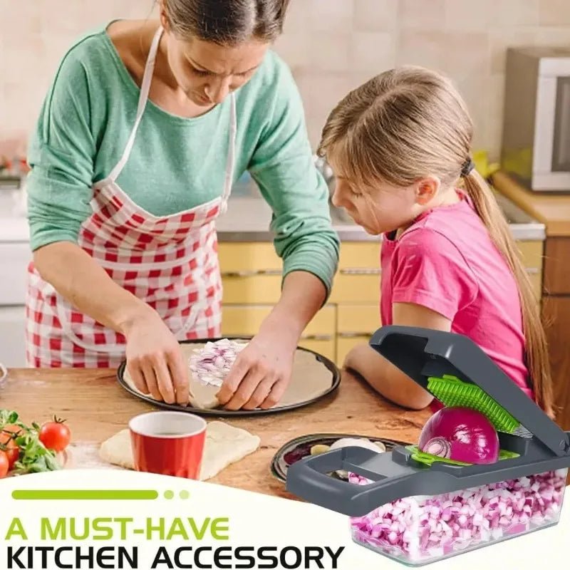 2026 Hot Selling Item 16 in 1 Handheld Slicers Dicers Graters, Multifunctional Vegetable Chopper - Lovies Kitchenwares