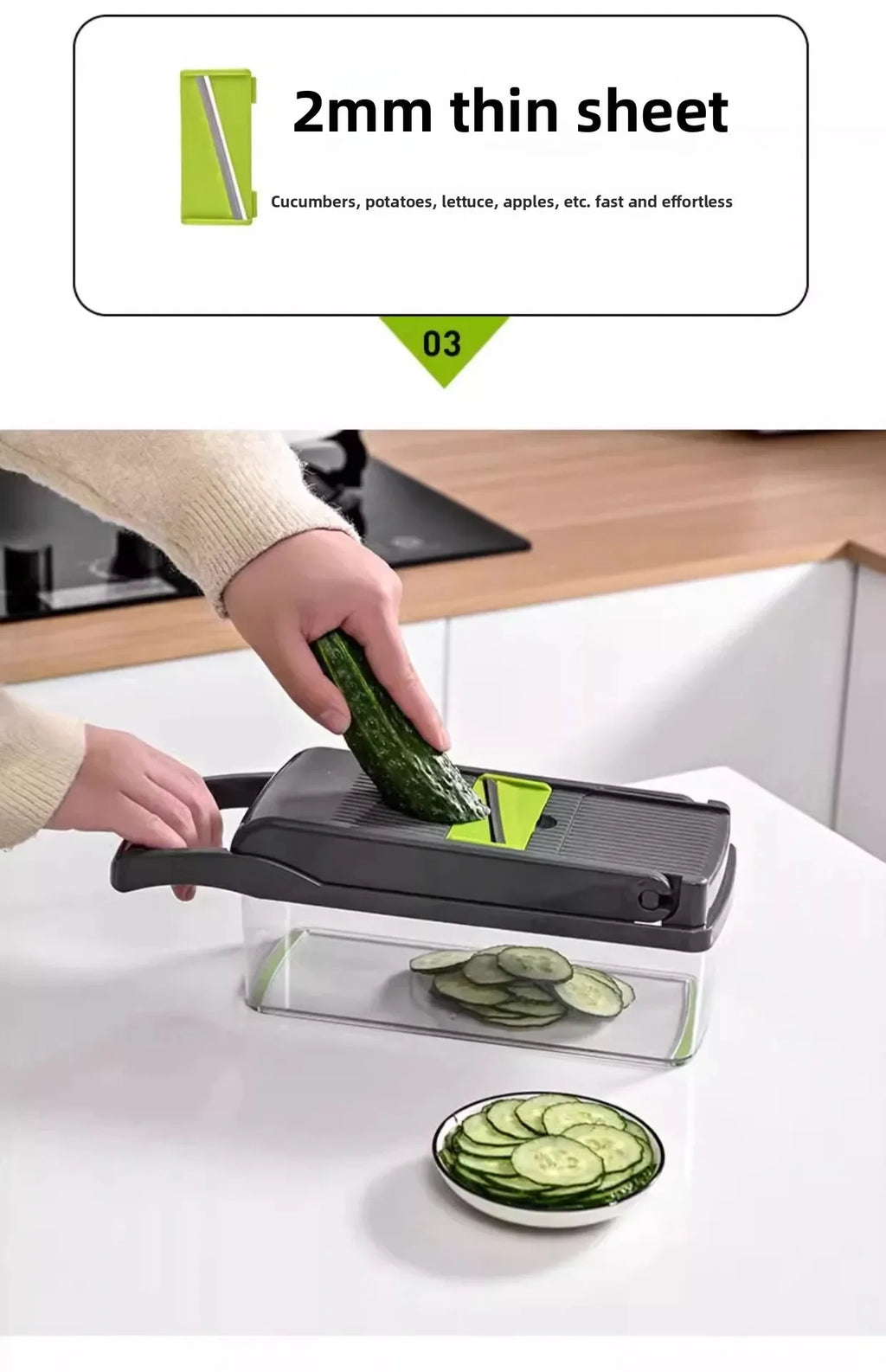 2026 Hot Selling Item 16 in 1 Handheld Slicers Dicers Graters, Multifunctional Vegetable Chopper - Lovies Kitchenwares