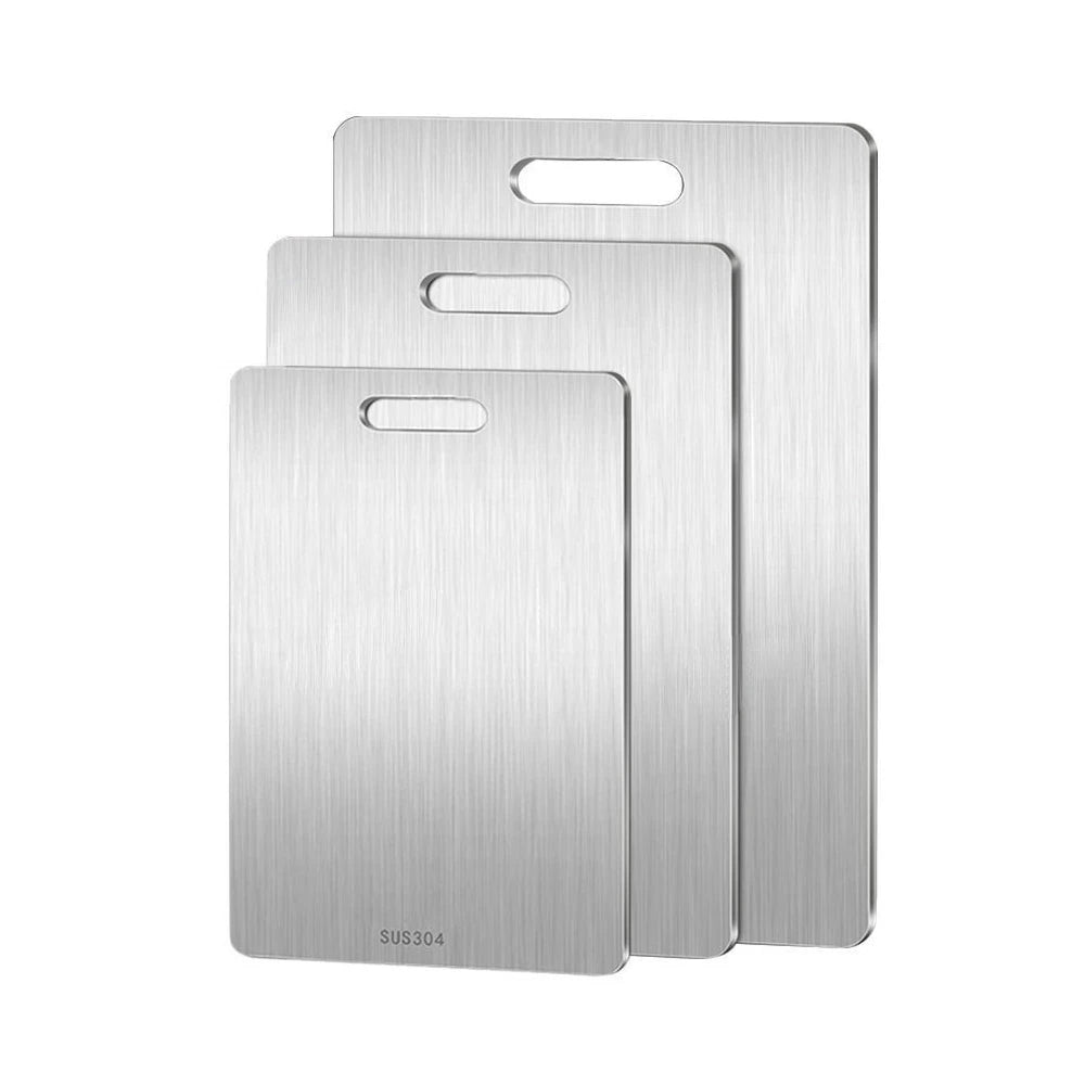 Double Sided Stainless Steel Panel Cutting Chopping and Kneading Board