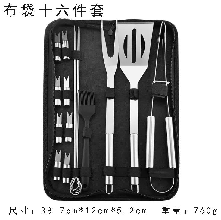 BBQ Grilling Utensil Accessories Tool Kit