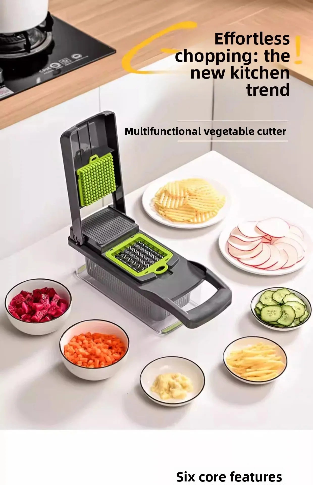 2026 Hot Selling Item 16 in 1 Handheld Slicers Dicers Graters, Multifunctional Vegetable Chopper - Lovies Kitchenwares