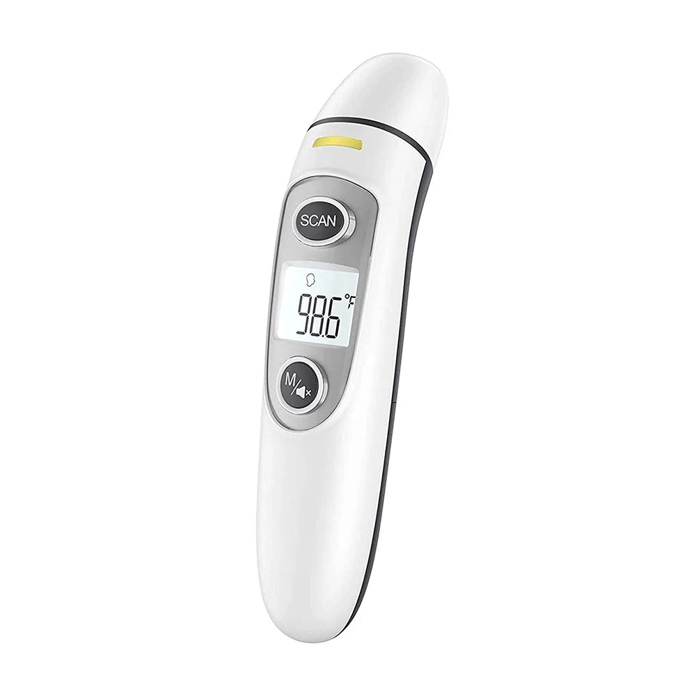 Forehead & Ear Infrared Digital LCD Display 35 Memory Reader Thermometer
