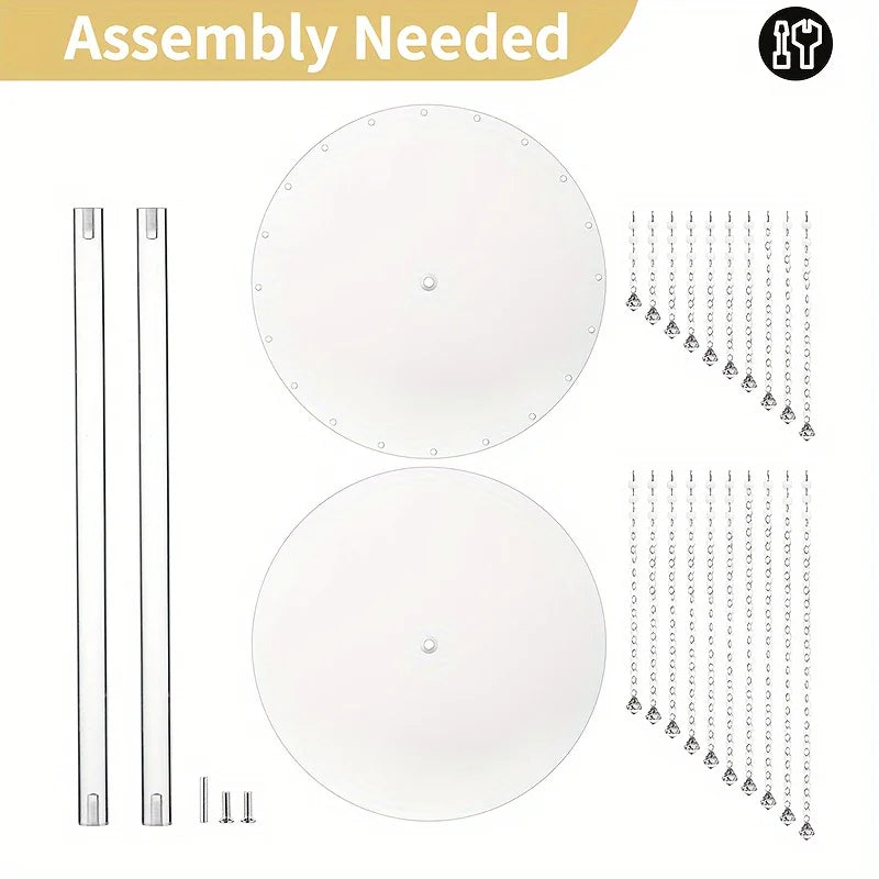 23.6 Inch Tall Acrylic Multi-Purpose Decoration Vases