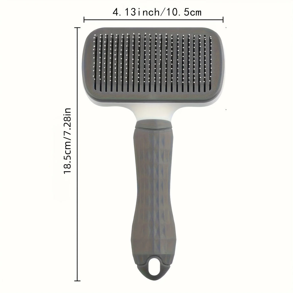 Self-cleaning Pet Hair Removal Comb For Cats And Dogs With Grooming Tool Accessories