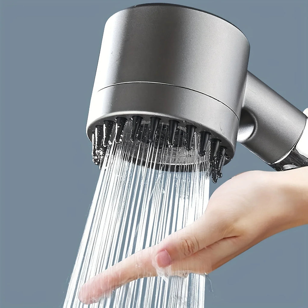 Turbo Charged Multiple Spray Modes Handheld Filter Shower Head With On/Off Switch