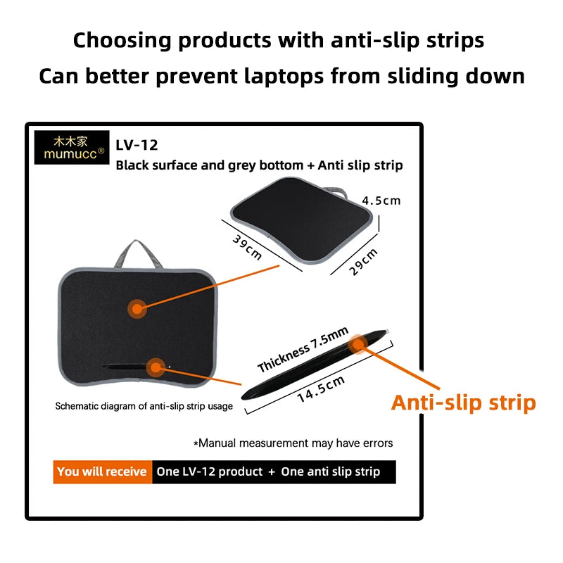 Multifunctional Laptop Desk With Foam Particle Filled Cushion & Hard Mouse Pad