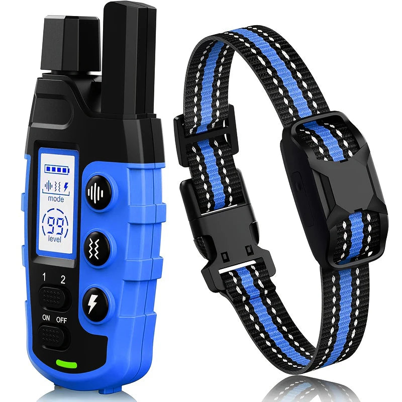 3300Ft Electric Remote Control Dog Training Collar Waterproof Pet Behavior For 5-120lbs Puppy With Shock Vibration