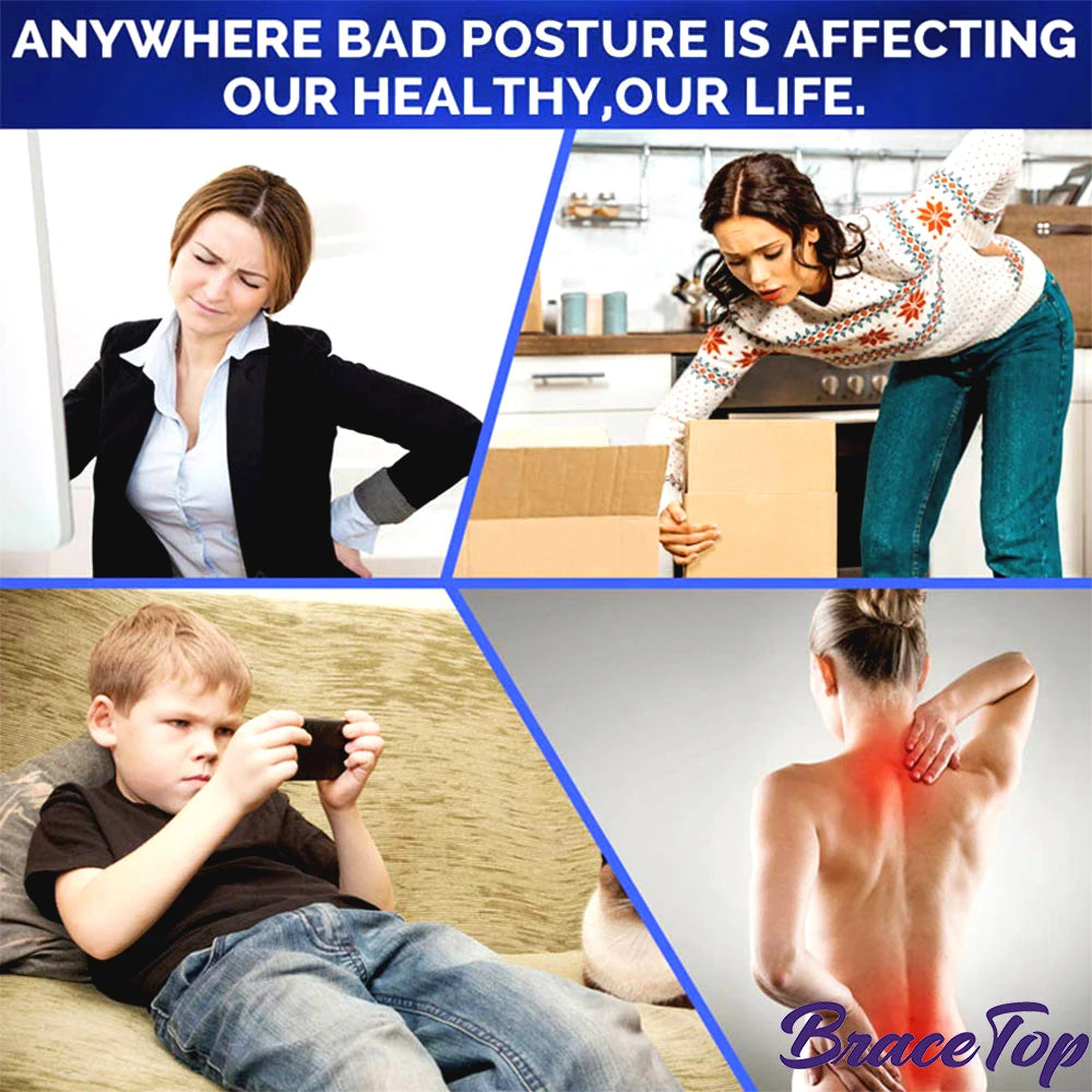 Adjustable Posture Corrector For Back & Shoulder Support Brace